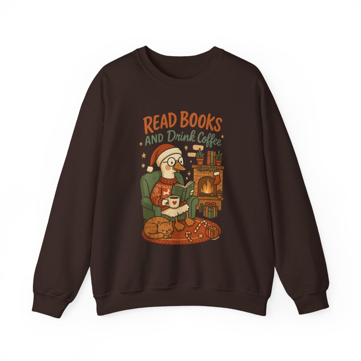 Read Books and Drink Coffee Graphic Sweatshirt