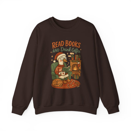 Read Books and Drink Coffee Graphic Sweatshirt