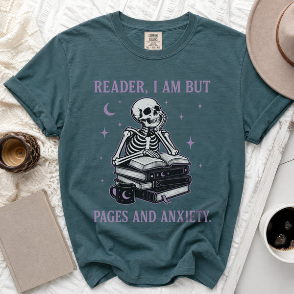 Reader Pages Tee in Blue Spruce
