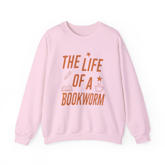 Cozy Pink The Life of a Bookworm Sweatshirt