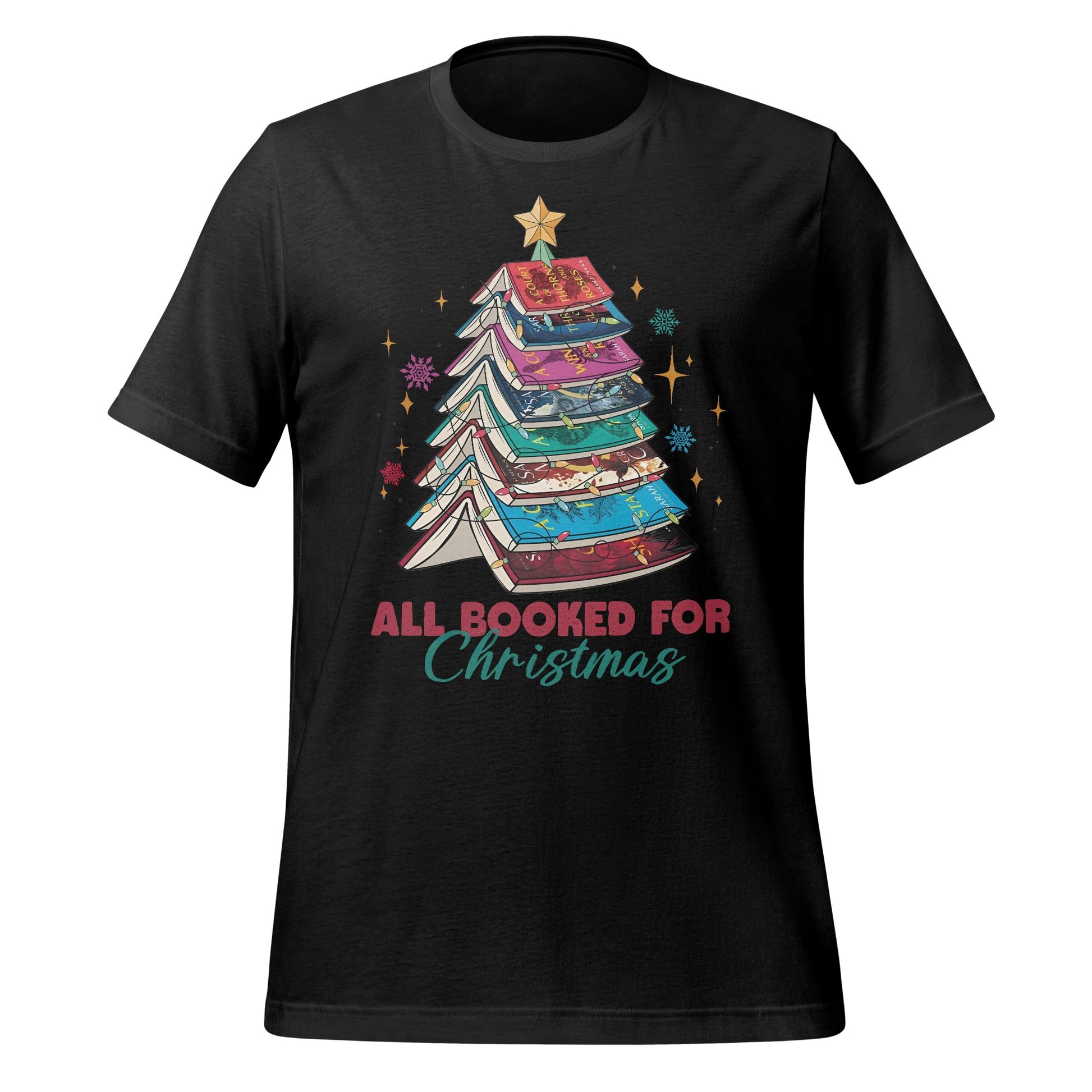 All Booked for Christmas Graphic Tee