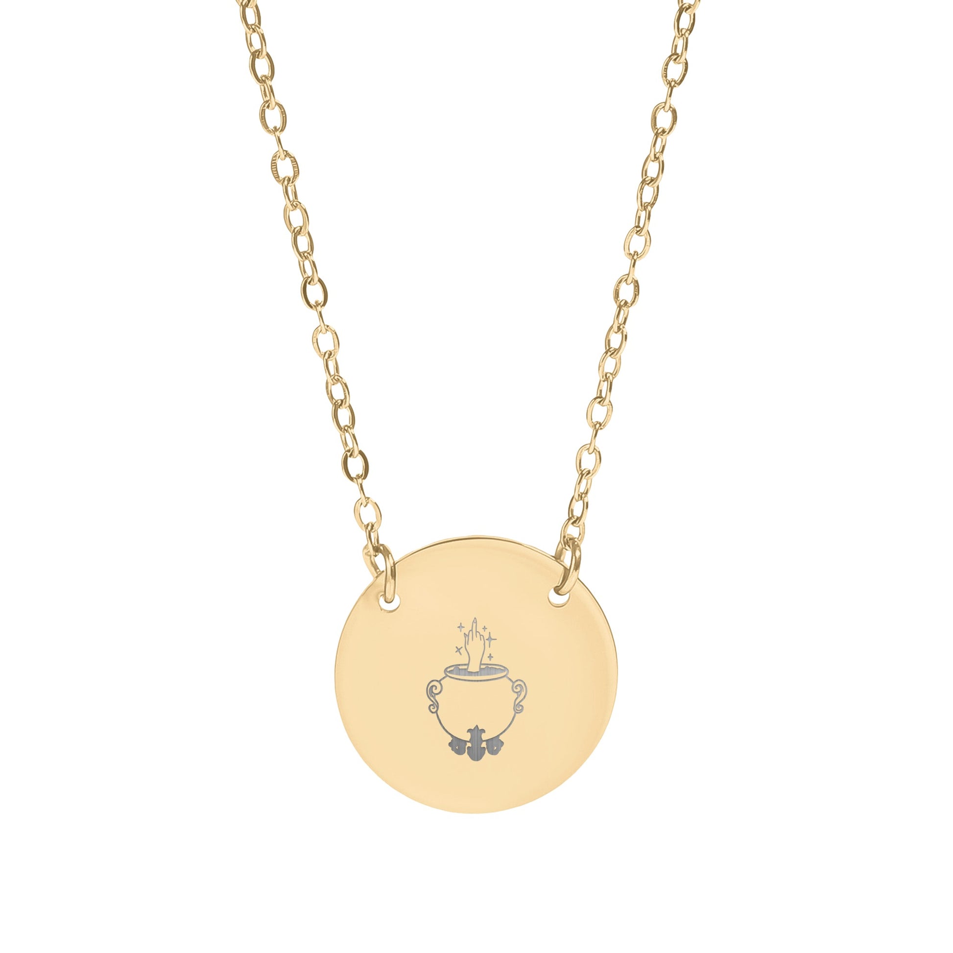 Elegant Trophy Pendant Necklace With Unique Chain Design