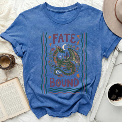 FATE BOUND Dragon Castle Moon Stars Flowers Tee product type