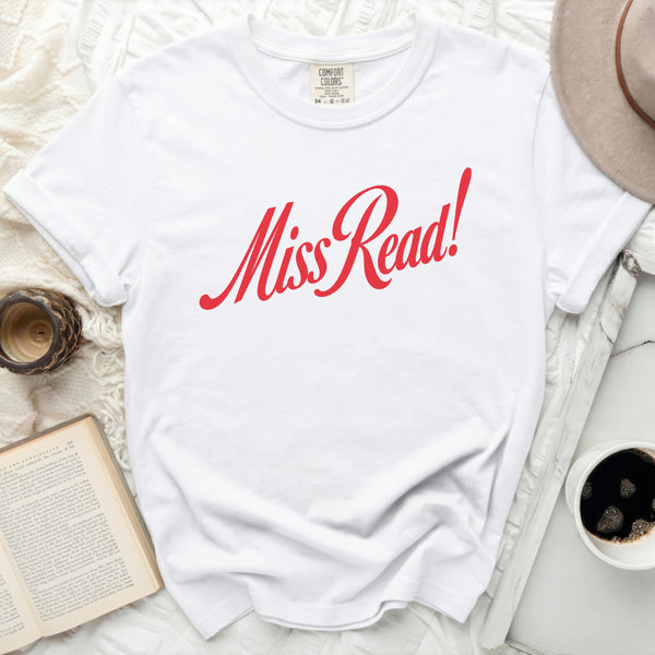 Miss Read Graphic Tee in White