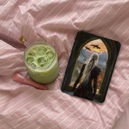 Dragon Queen Arched Window View Fantasy Art product type