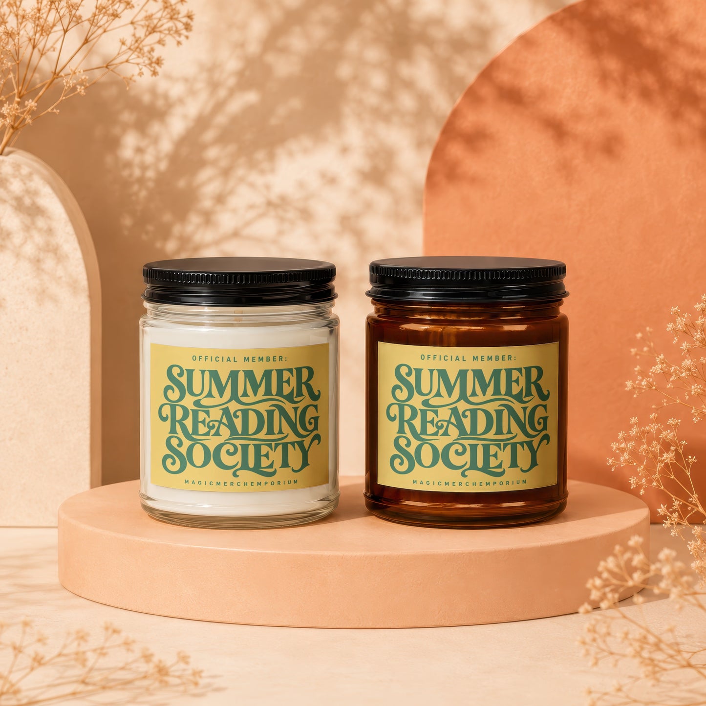 Society Reading Candle