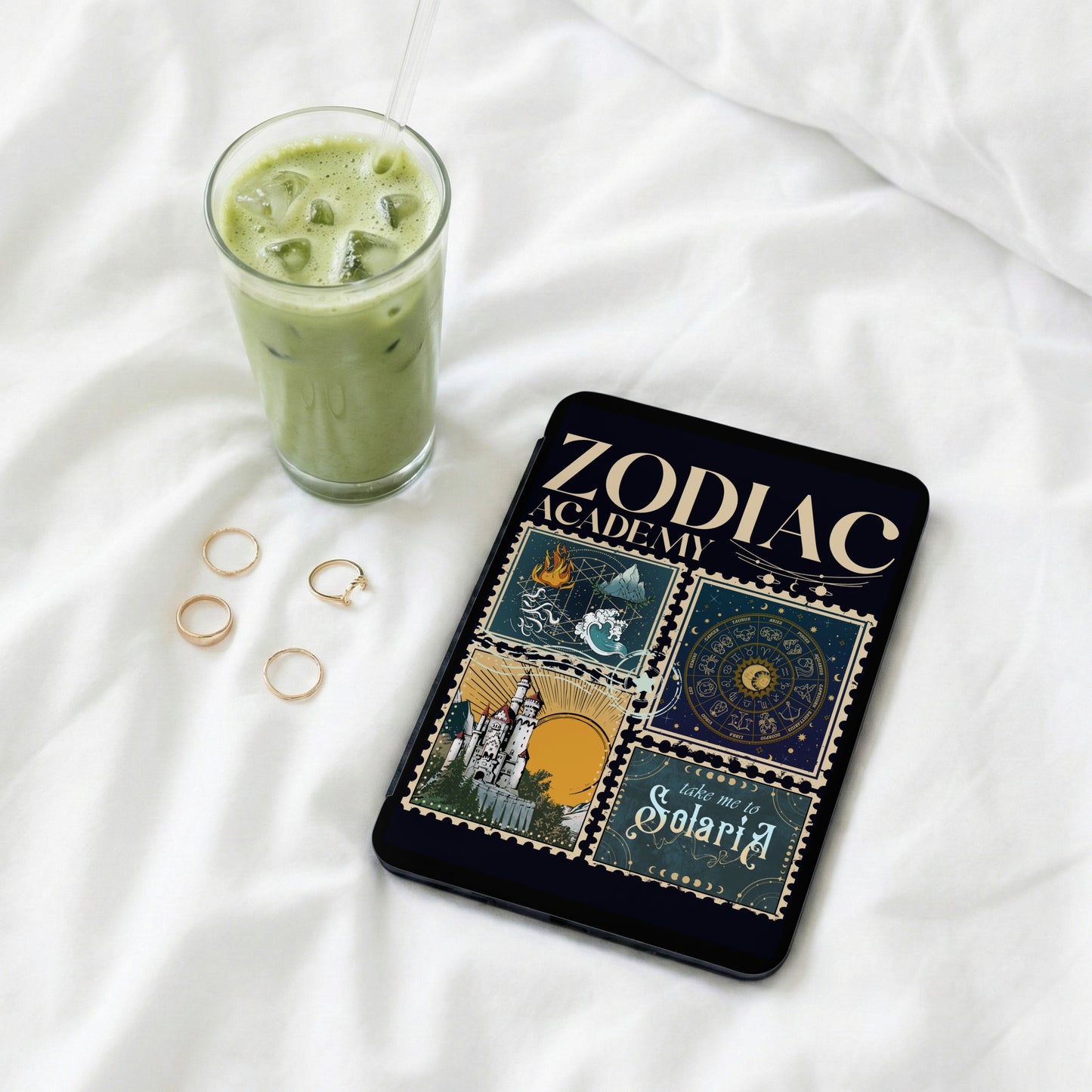 Zodiac Academy Solaria Celestial Stamp Design Digital product type