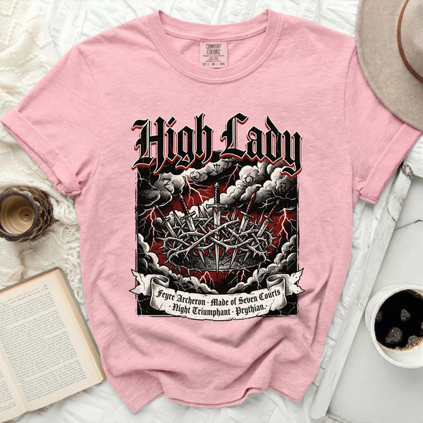 High Lady Crown Tee in Blossom