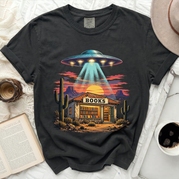 Desert UFO Bookstore Tee in Black