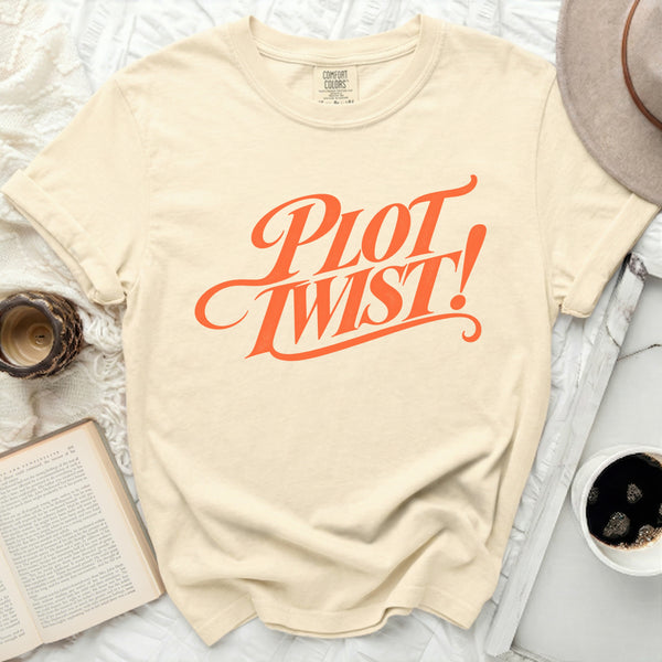 Plot Twist Tee in Ivory