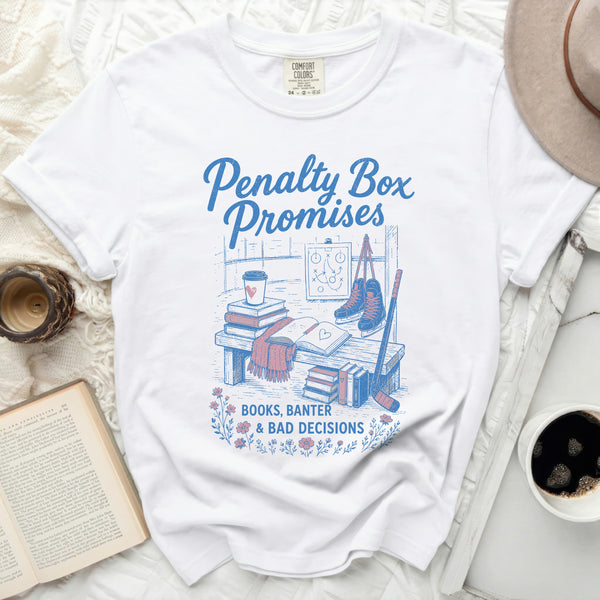 Penalty Box Promises Tee in White