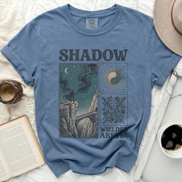 Shadow Wielder Aretia Tee in Blue Jean
