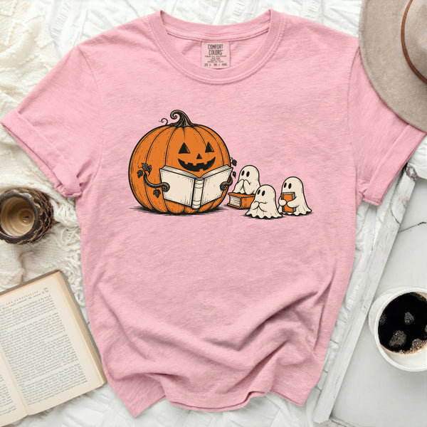Spooky Storytime Tee in Blossom