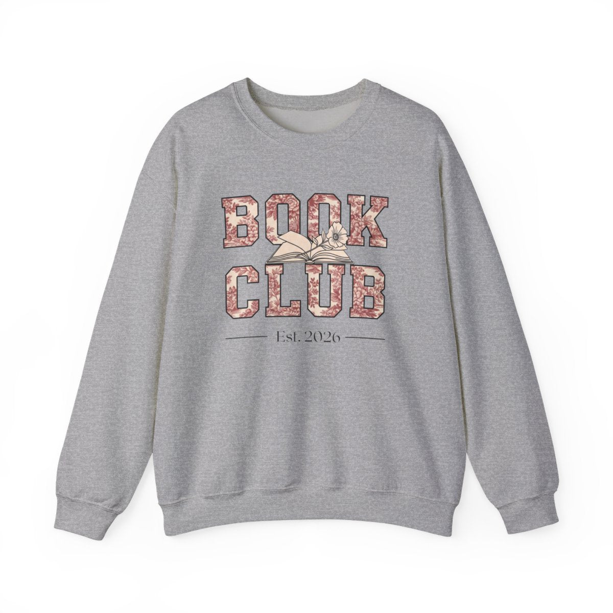 Cozy Book Club Est 2026 Sweatshirt for Readers
