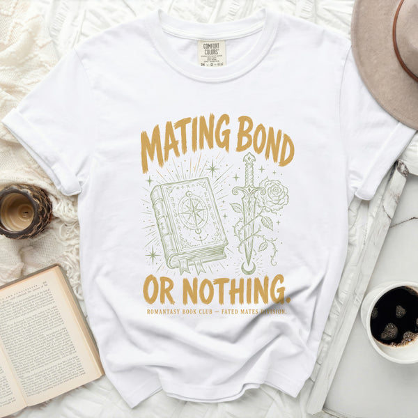 Mating Bond Or Nothing Tee in White