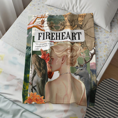 Fireheart themed cozy artistic blanket product