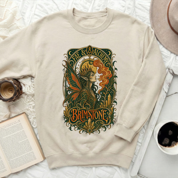 Fae Alchemy Brimstone Sweatshirt in Sand