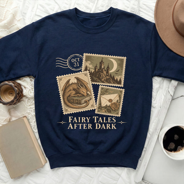Fairy Tales After Dark Sweatshirt in Navy