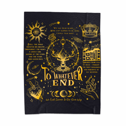 To Whatever End We Each Survive Graphic Blanket