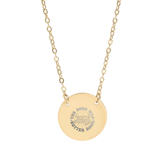 The Book Was Better Necklace Statement Jewelry Accessory