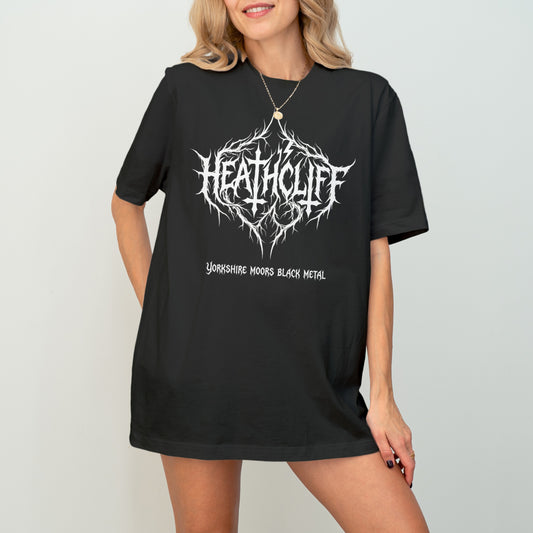 The Heathcliff Black Metal Tee