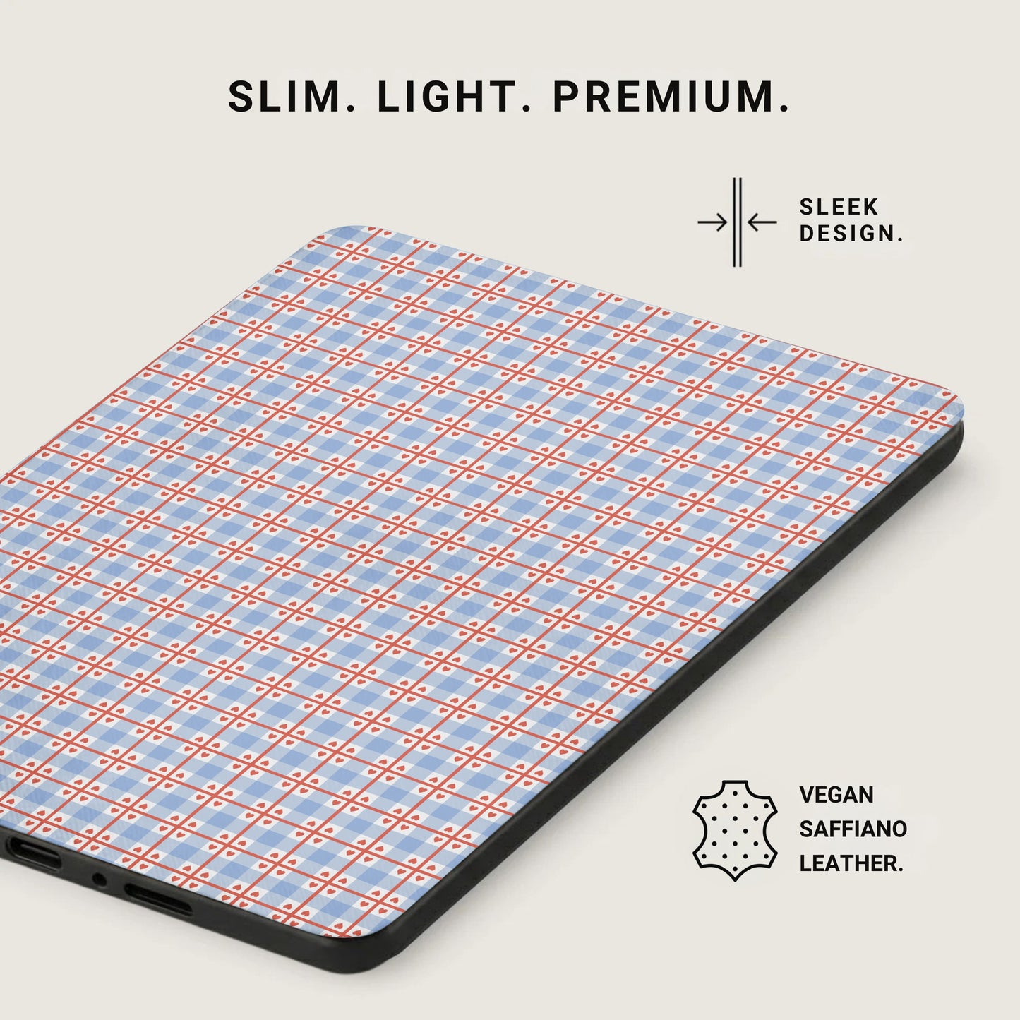Slim Light Premium Vegan Saffiano Leather product