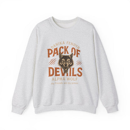 Pack Of Devils Alpha Wolf Graphic Sweatshirt