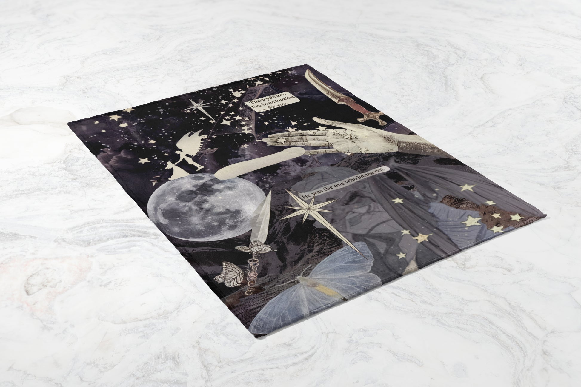 Magical Night Sky Fantasy Themed Art Print