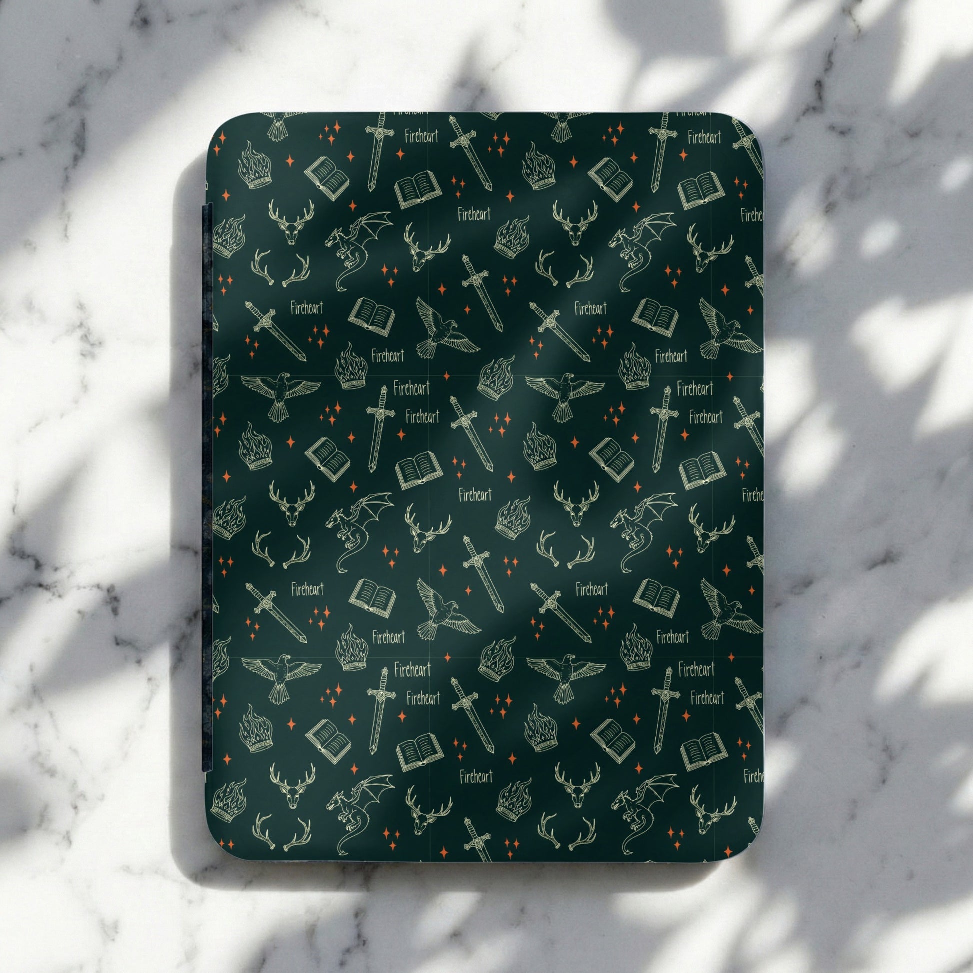 Fireheart Dragon Deer Sword Book Magic Pattern product type