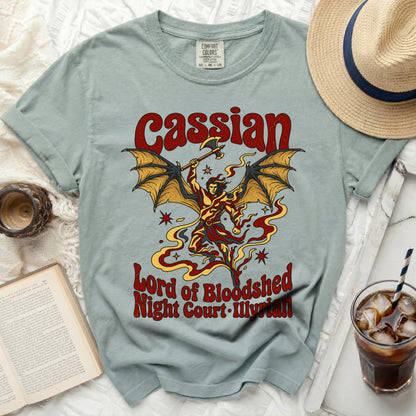 Cassian Lord of Bloodshed Night Court Illyrian graphic t-shirt