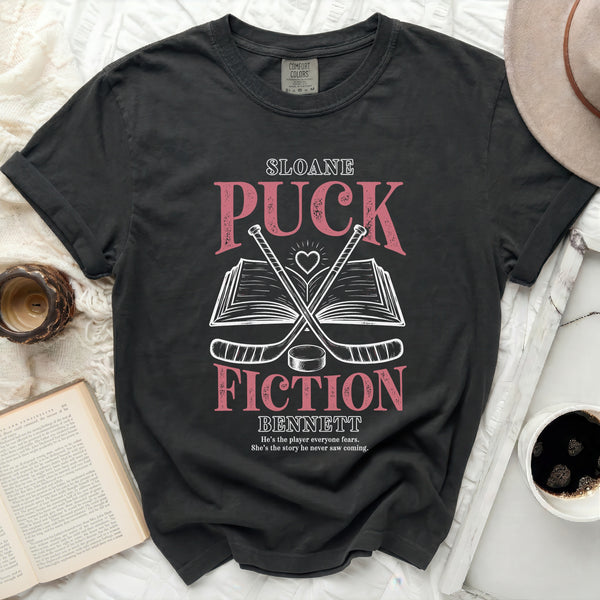 Puck Fiction Tee in Black