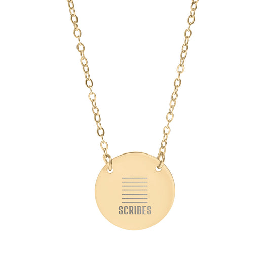 Scribes Circle Necklace - MagicMerchEmporium