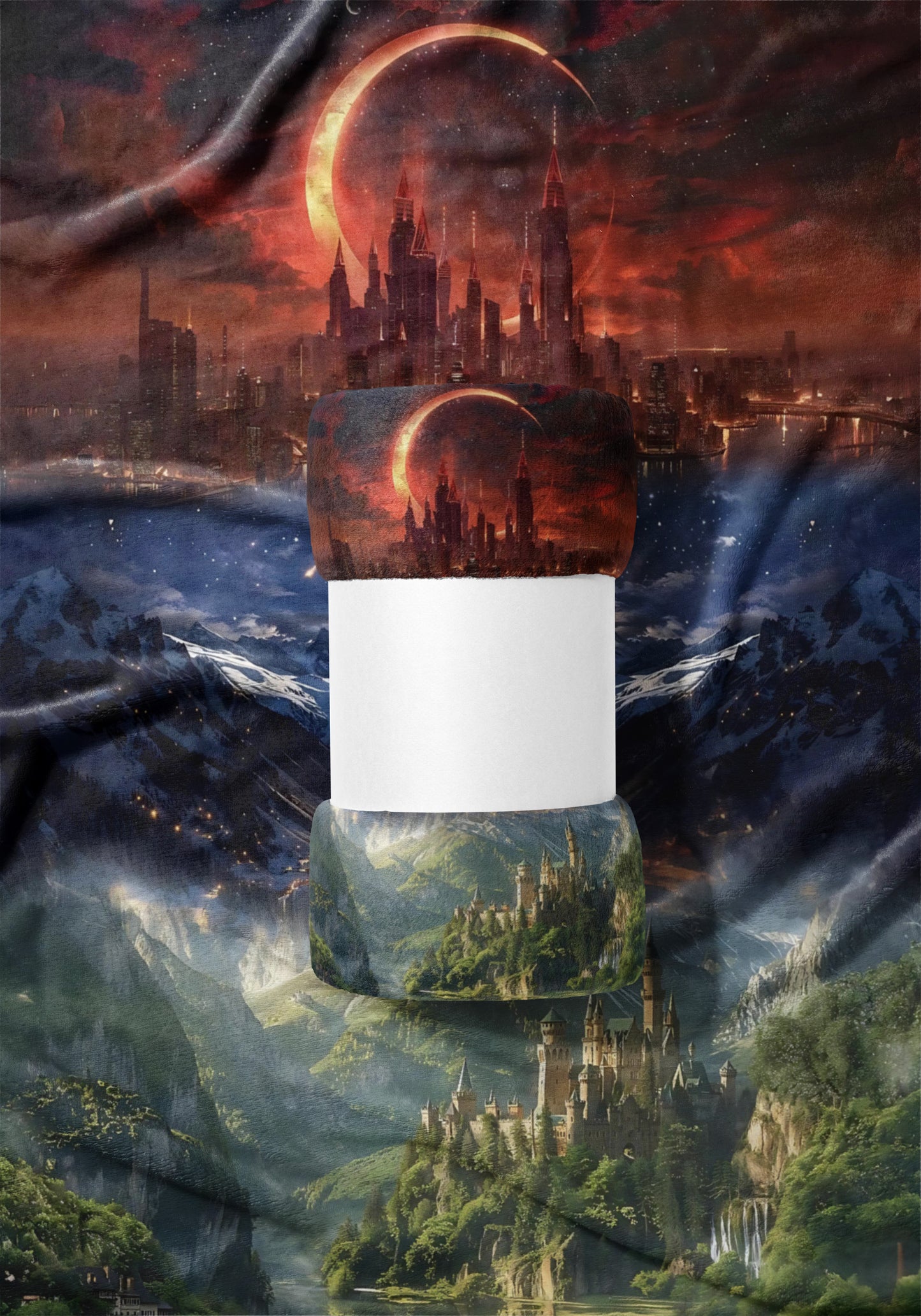 Enchanted Kingdom Reversible Bedding Set for Fantasy Bedrooms