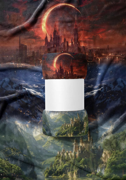 Enchanted Kingdom Reversible Bedding Set for Fantasy Bedrooms