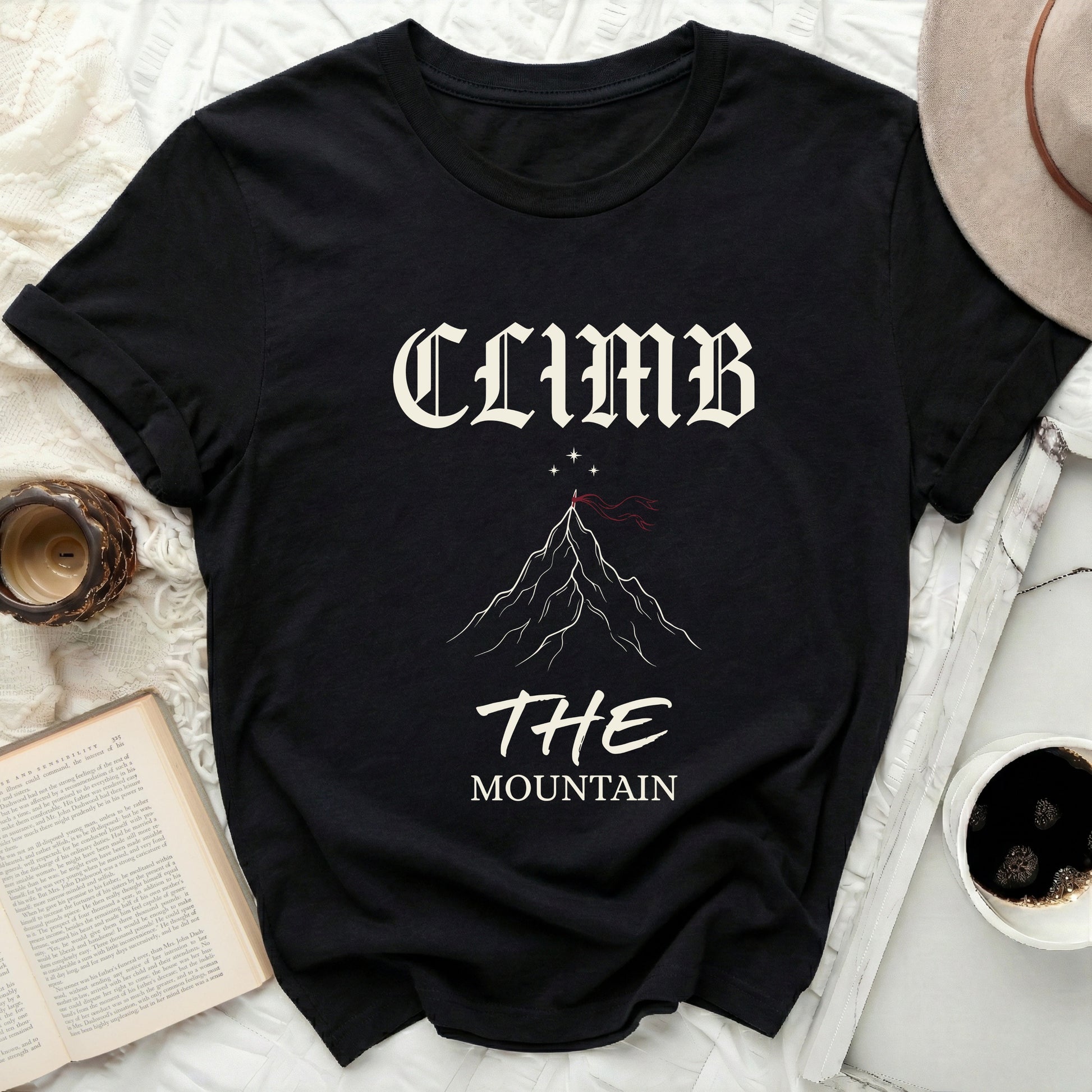 CLIMB THE MOUNTAIN Inspirational Graphic Design product type