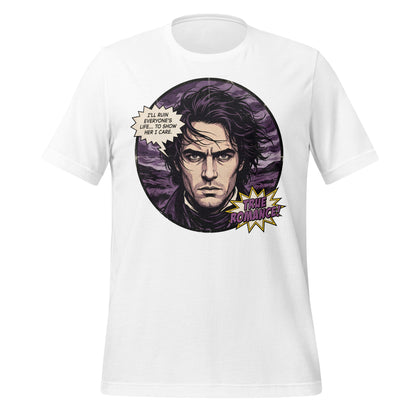 True Romance Graphic Tee with Dramatic Character Print