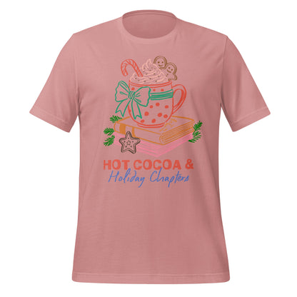 Hot Cocoa and Holiday Chapters Festive T-shirt