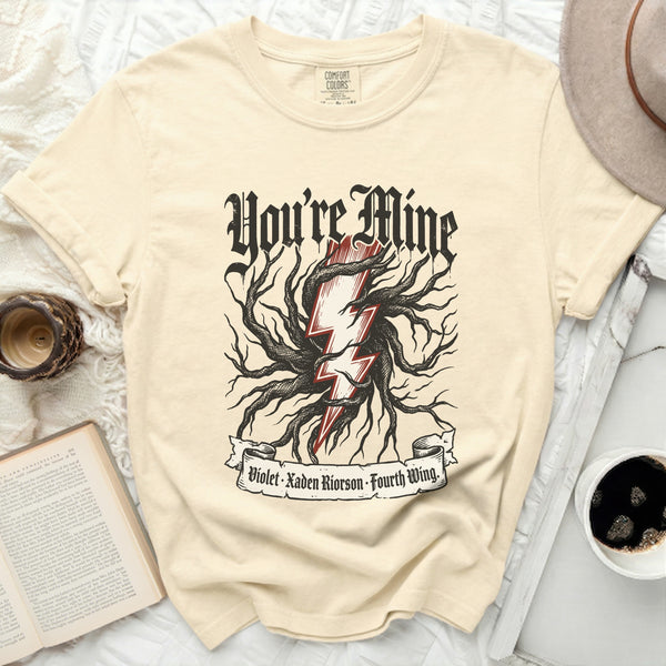 You're Mine Fourth Wing Tee in Ivory
