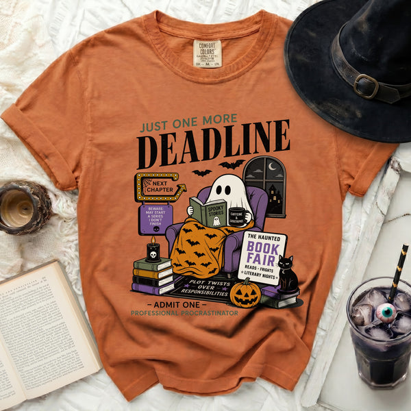 Just One More Deadline Tee in Yam