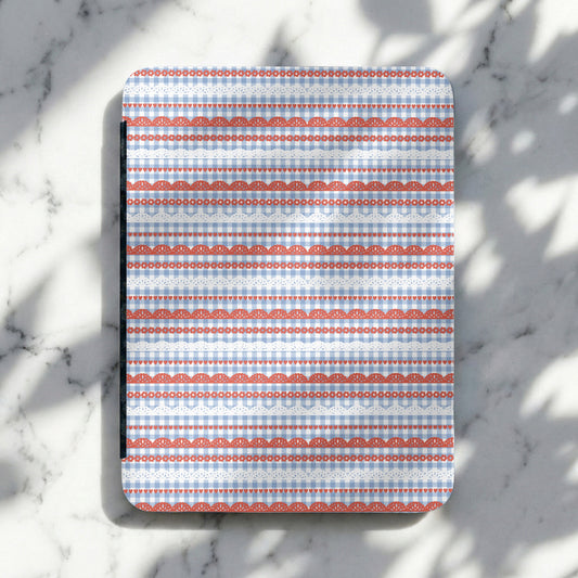 Red and Blue Striped Pattern Decorative Product