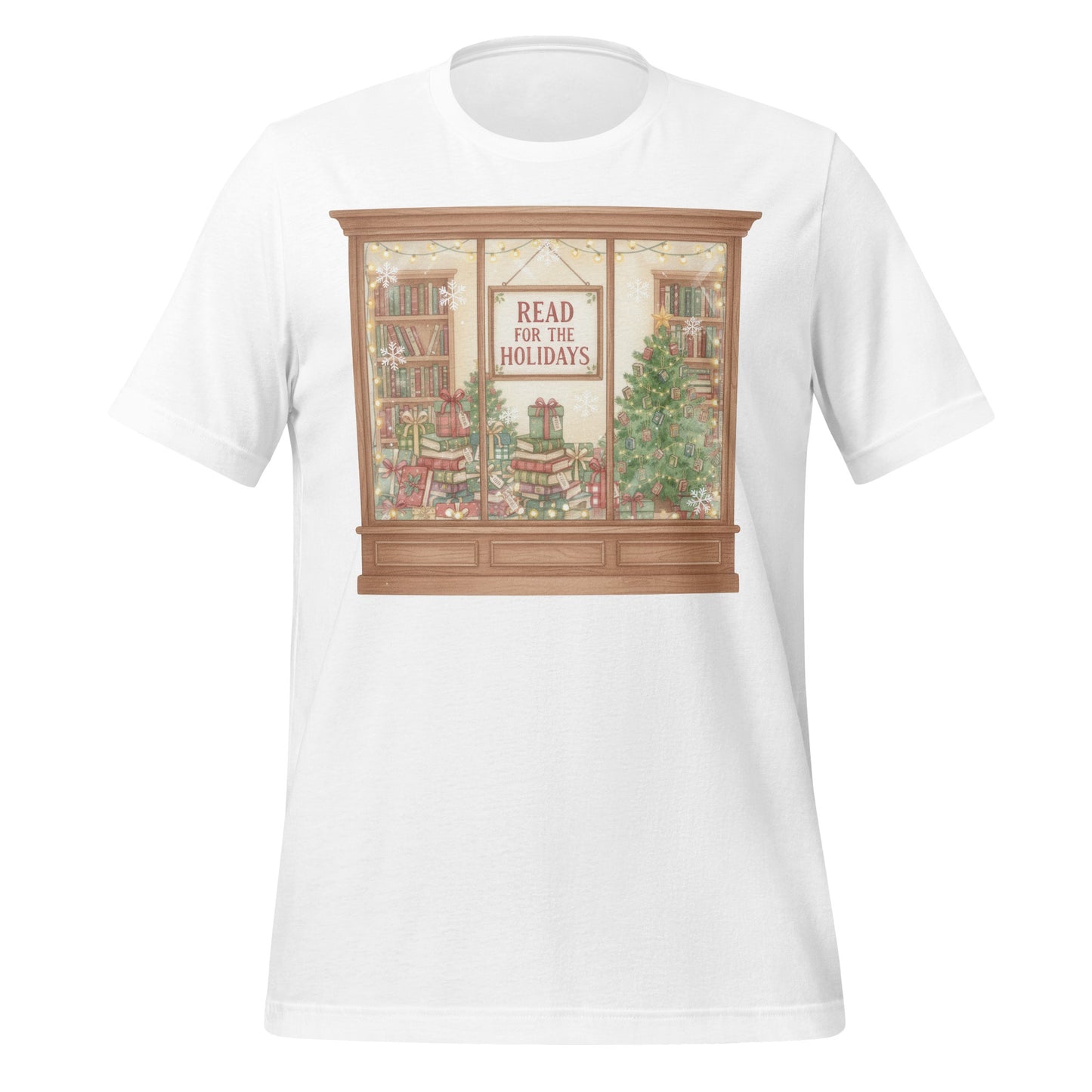 Read for the Holidays Christmas Theme T-Shirt