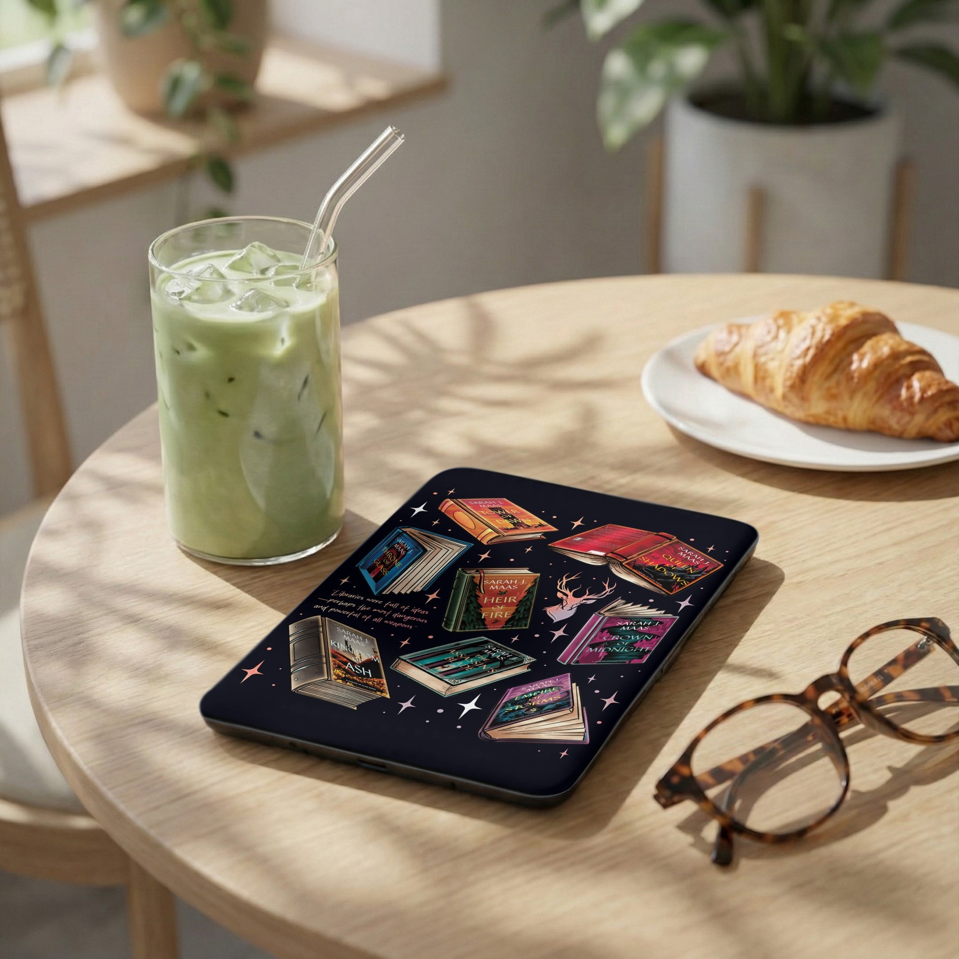 Throne of Glass Series Books Deer Stars Design product type