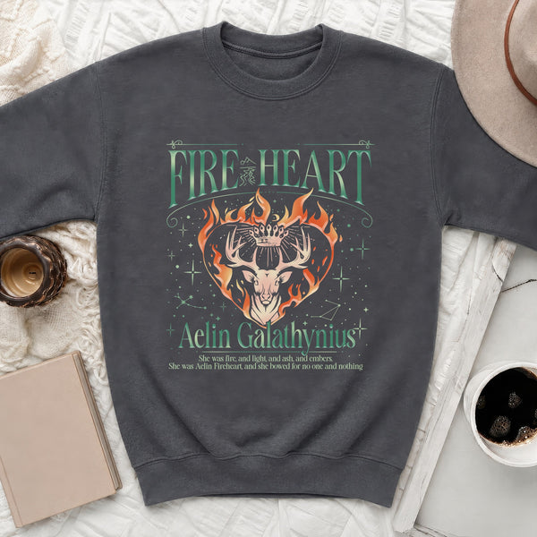 Fireheart Sweatshirt in Dark Heather