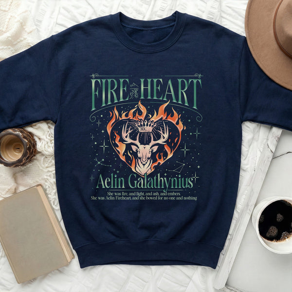 Fireheart Sweatshirt in Navy