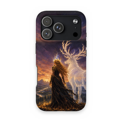 Fireheart's Ascent Phone Case on iPhone 18 Pro