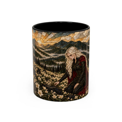 Black mug, front