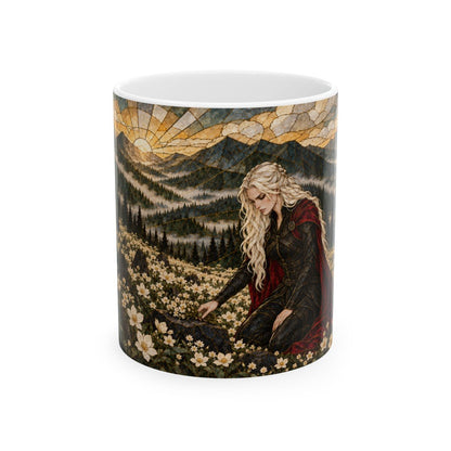 White mug, front