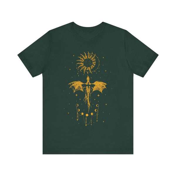 Fourth Wing Dragon Tee in Forest