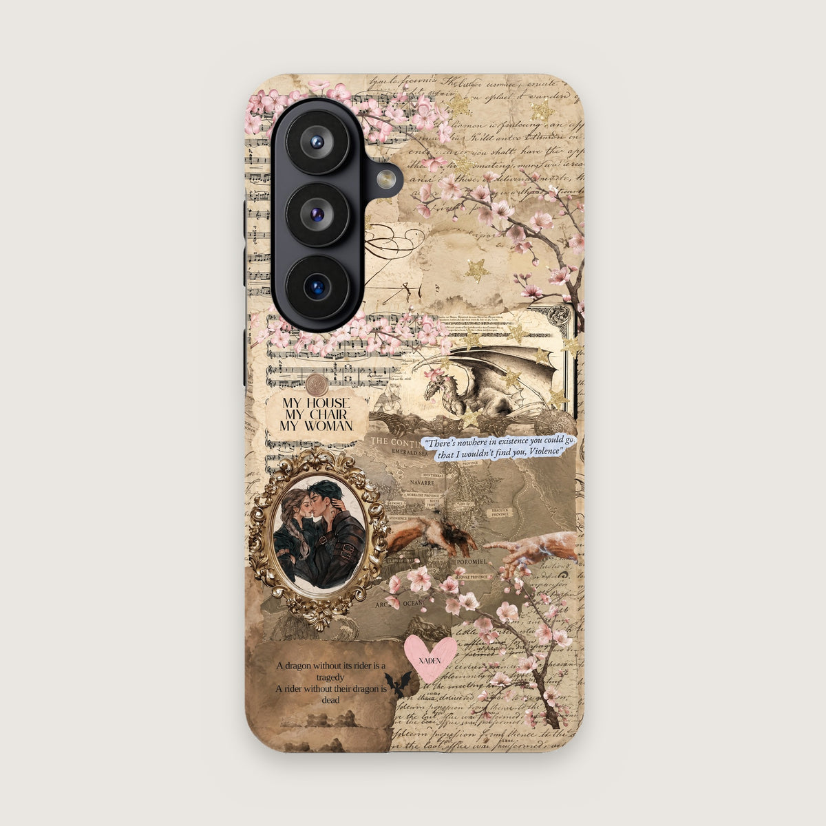 Fourth Wing Navarre Phone Case on Samsung Galaxy S26