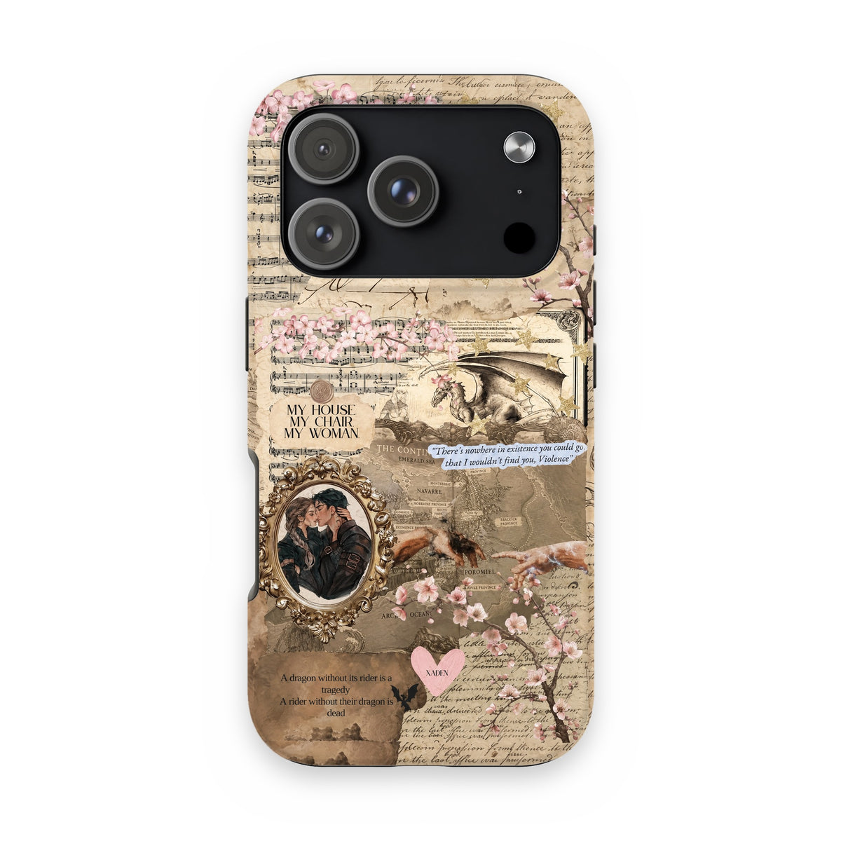 Fourth Wing Navarre Phone Case on iPhone 18 Pro